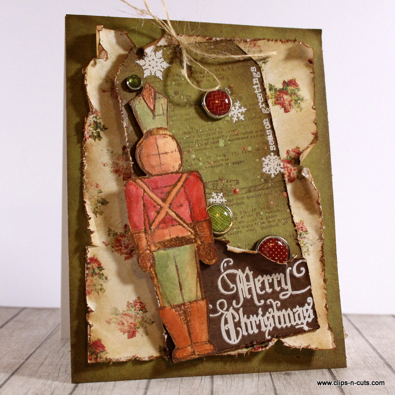 toy soldier christmas card