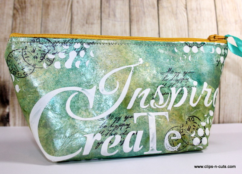 mixed media pencil case