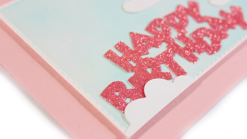 girly birthday card