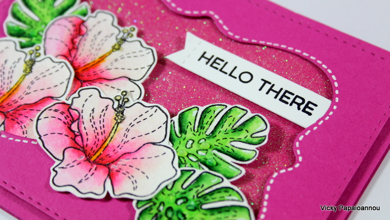 hibiscus card