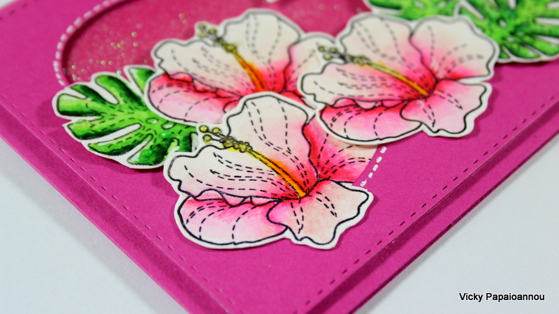 hibiscus card