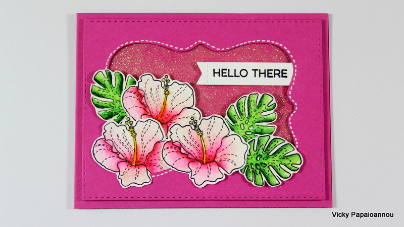 hibiscus card