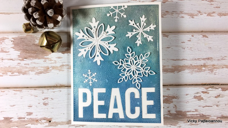 peace blue card