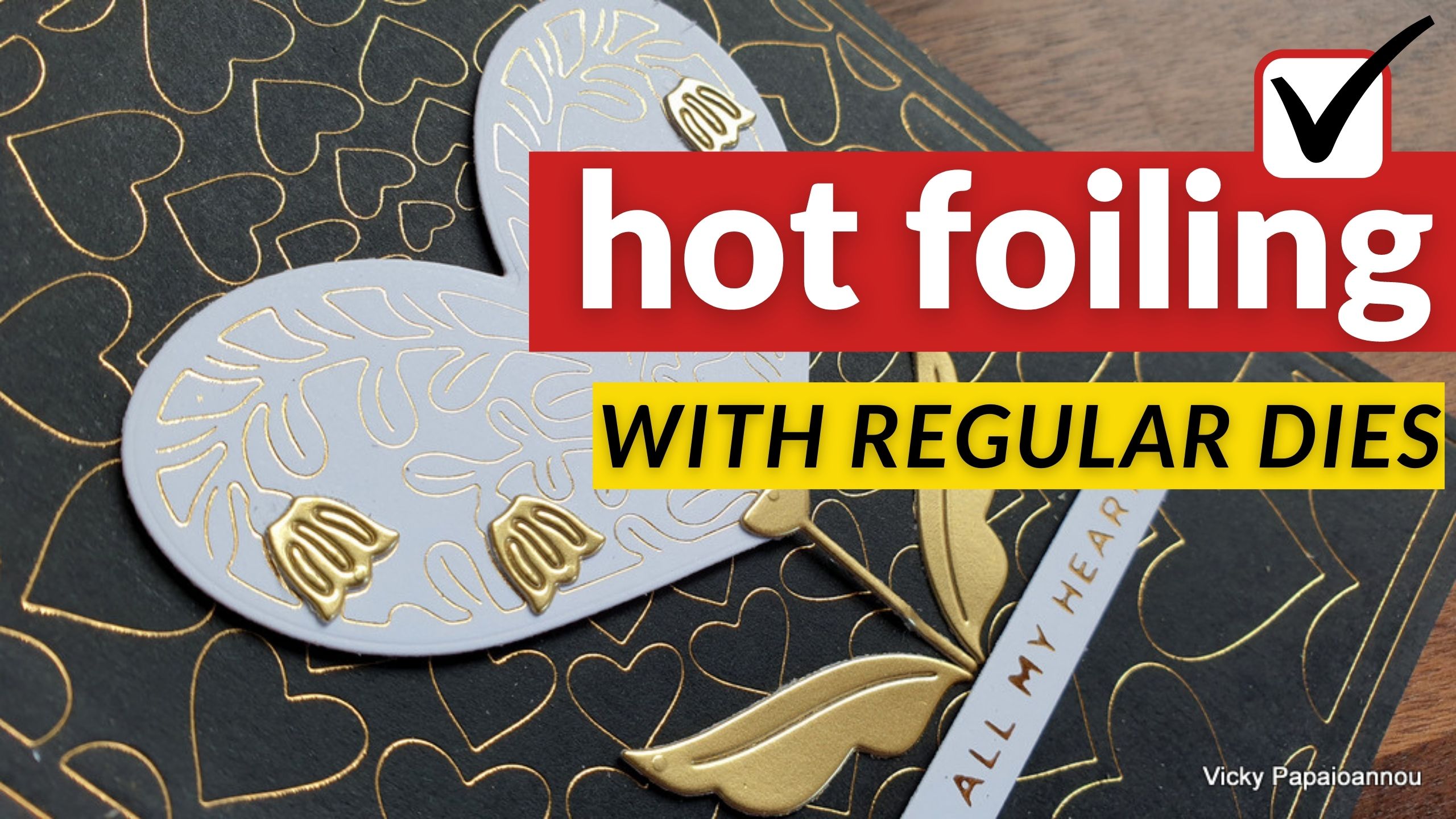 hot foiling with dies