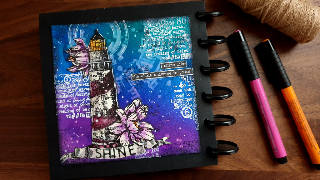 art journal with me | Lighthouse